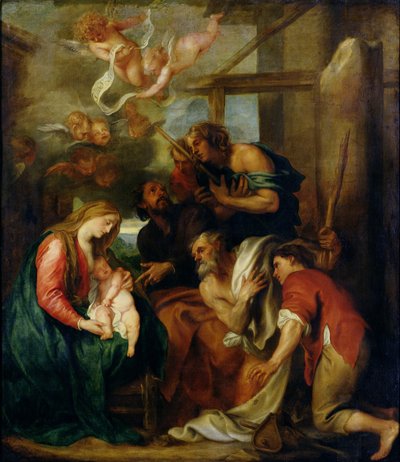 Adoration of the Shepherds by Anthony van Dyck